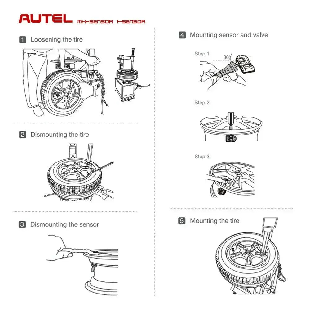 Autel MX Sensor Dual Frequency TPMS Tire 315MHZ 433MHZ