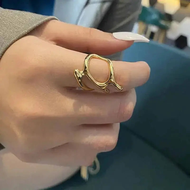 Vintage Silver Adjustable Branch Rings For Stylish Parties