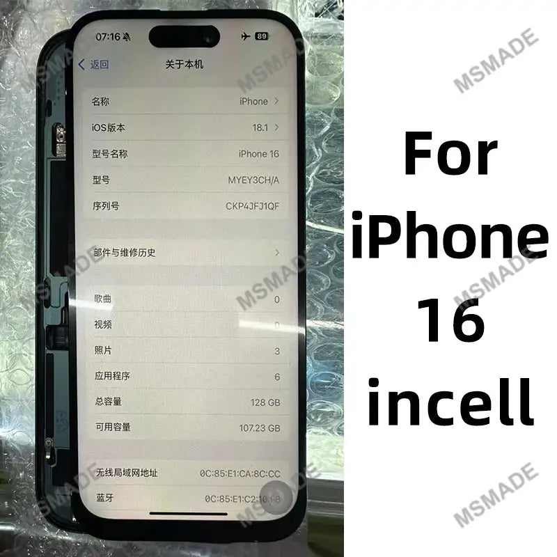 OLED 12ProMax LCD For iPhone 12 Display 3D Touch 13 Pro Max Screen Replace 12 Mini 14 Incell 14Pro 15 Plus Display 15 16 Pro Max
