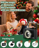 4K Digital Camera - 180 Flip Screen With Light