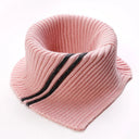 Striped Wool Knit Winter Scarf