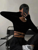 All-Day Comfort Backless Tee for Fall