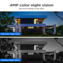 Solar-Powered Outdoor Security Camera Advanced Surveillance