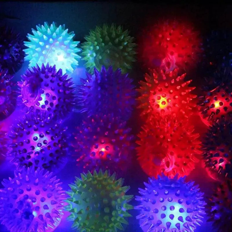 Colorful Luminous Teething Toy For Dogs Bright Elastic Fun