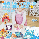 Create Your Own Animal Faces Stickers Set for Fun Crafts