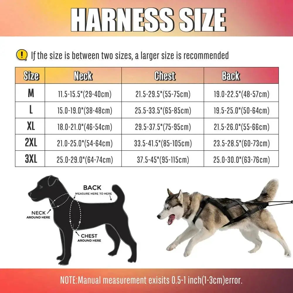 Adventure Dog Harness Durable X Back For Large Huskies