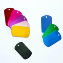 100Pcs Dog ID Tags Customized Engraved Aluminum Plates Bulk