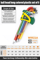 WYNNS Allen Wrench Set Hex Key 9pcs Tool for Repairs