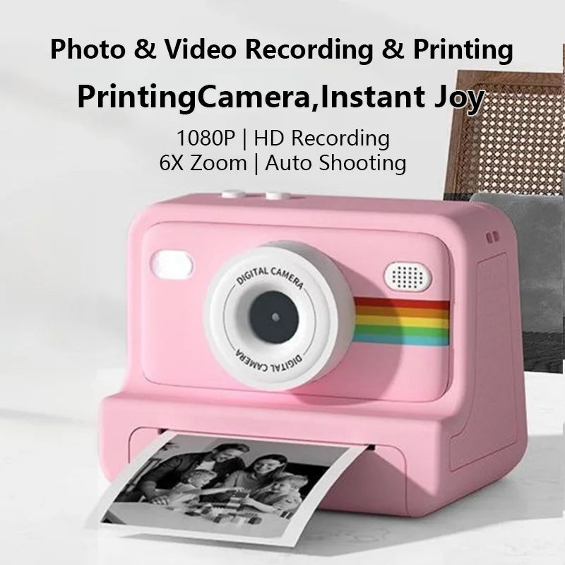 Portable instant digital camera prints