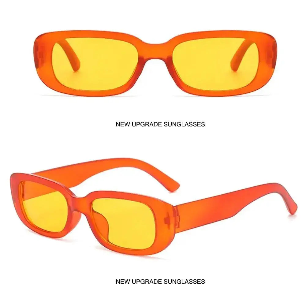 Retro 90s Rectangle Sunglasses Unisex Y2K UV400 Protection