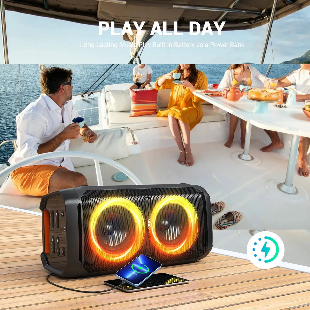 Wking Heavy Bass Bluetooth Speaker — product image 4