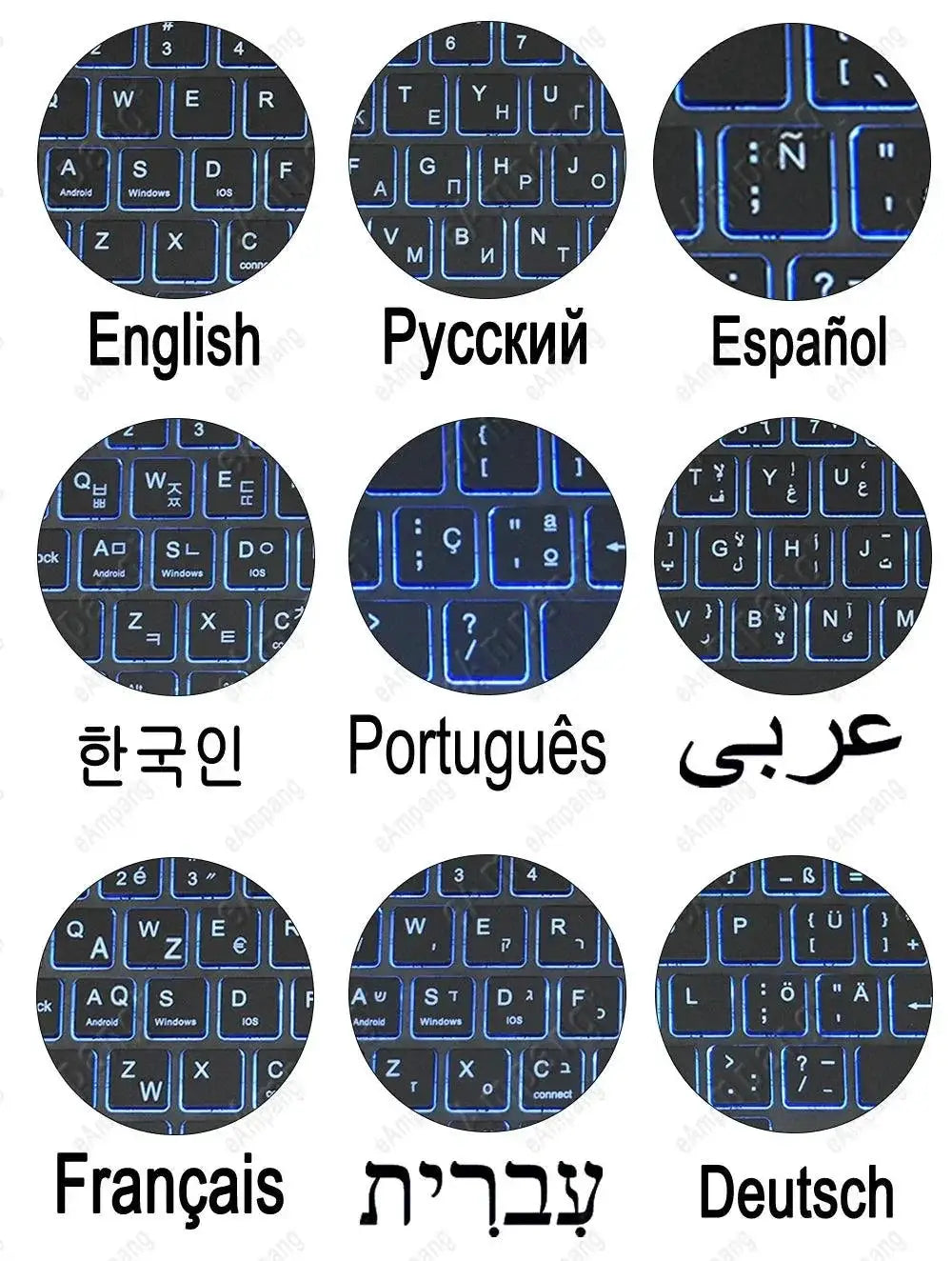 Ipad Air Pro Multilingual Wireless Keyboard Sleek Design