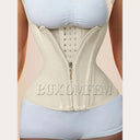 Fajas Colombians Girdles with Row Buckle and Zipper Waist Shaper