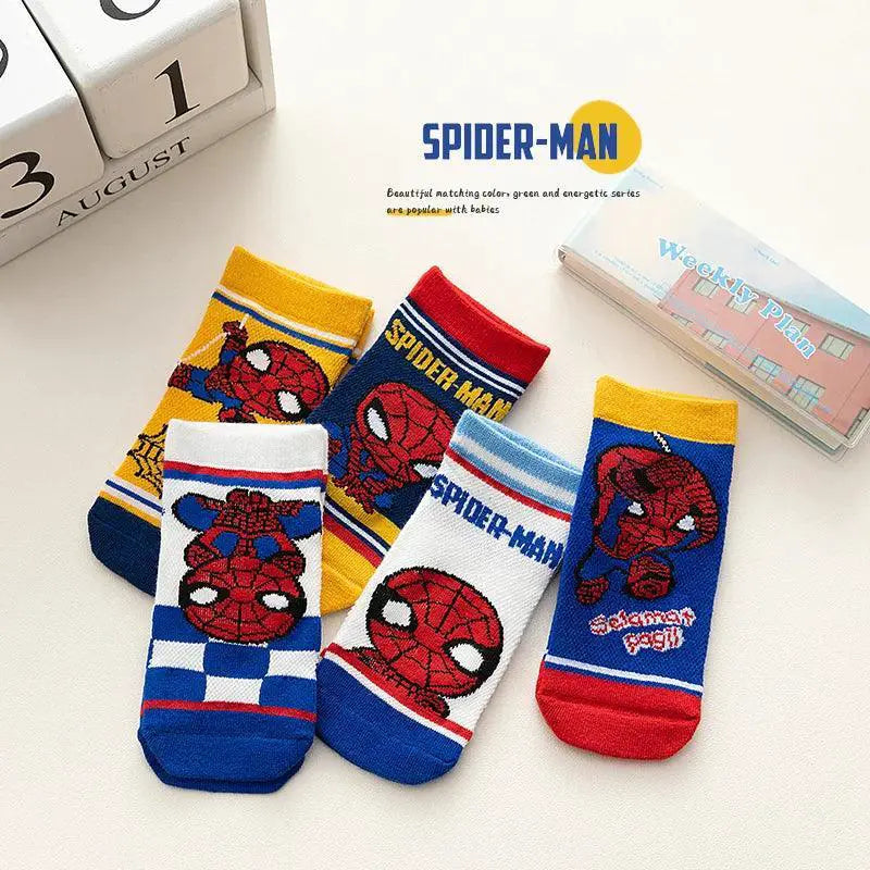Heroic Adventures Boys Superhero Sock Set 5 Pairs Bundle