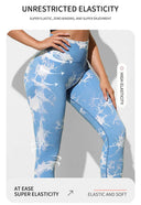 Tie Dye Leggings Seamless High Waist for Women Fitness Wear