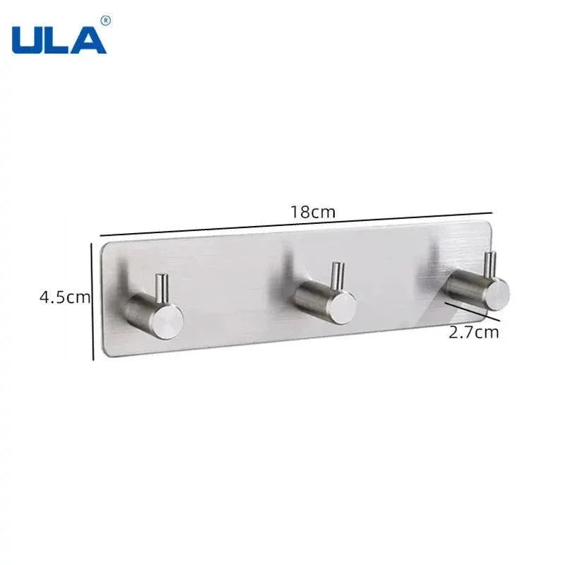 Stainless Steel Bathroom Hook Set Elegant Organization