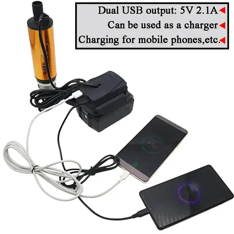 Cordless 18V Portable Water And Oil Suction Pump Tool