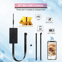 Small 4K DIY Wireless WiFi 2.0MP Camera Supports Remote Live Broadcast Via Smartphone App 1080P Image Quality 4 Models to Choose
