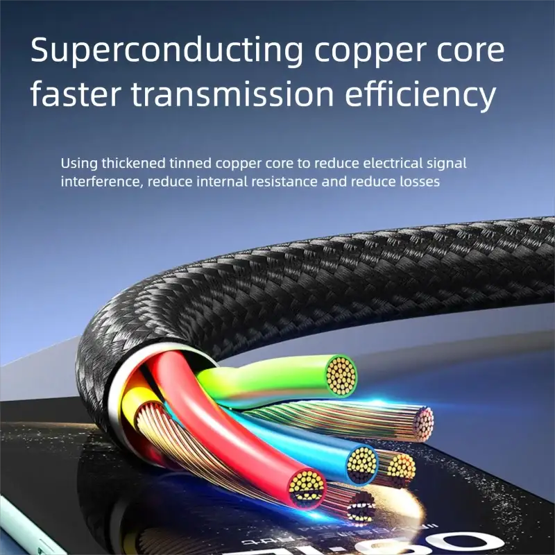 Braided Type C Cable - Fast Charge — product view 5