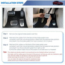 Futhope Model 3 Y Pedal Covers Grip