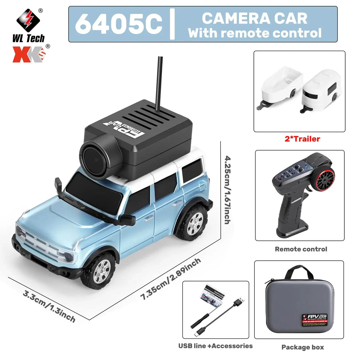 WLtoys Mini RC Car - FPV Camera -  product image