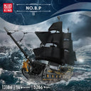 Mould King 13186 Black Pearl Ship Pirate II Building Blocks