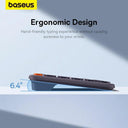 Baseus Bluetooth Wireless Keyboard for Silent Multi-Device Typing