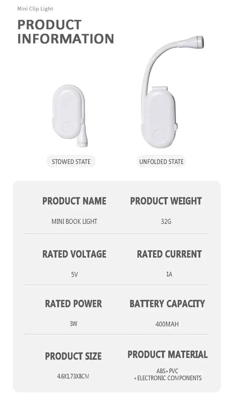 Eye Protection Clip On Reading Light — product view 16