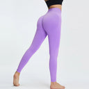 Nude Yoga Pants for Women High Waist Seamless Hip Lifting Fitness Design