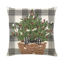 Cozy Linen Pillow Cover for Winter Decor