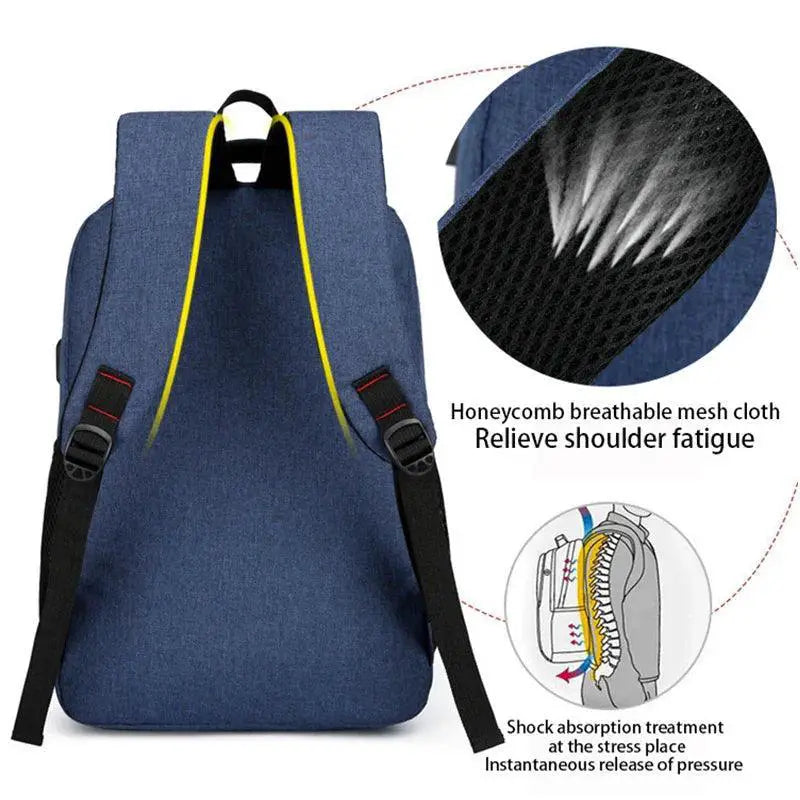 Large Capacity Travel Backpack For Men Laptop Computer Bag
