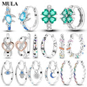 Mula Sterling Silver Hoops Earrings