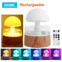 Mushroom Air Humidifier Relaxing Aromatherapy Night Light