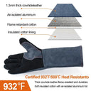 HZXVOGEN Leather Welding Gloves