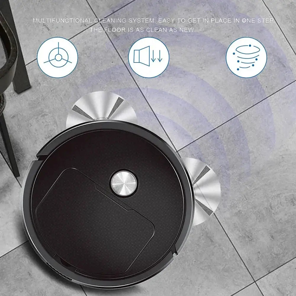 3 In 1 Smart Sweeping Robot Home Mini Vacuum Cleaner Mopping