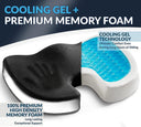 U-Shaped Gel Memory Foam Seat Cushion for Travel Comfort