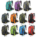 40L Water Resistant Travel Backpack For Camping Hiking Gear