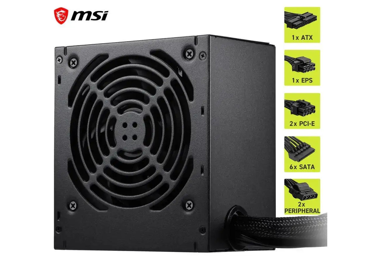 MSI MAG A600DN II 600W Atx Power Supply