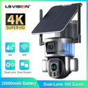 Solar Camera: Dual Lens Security Cam with 4K Resolution