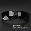 Square Polarized Sunglasses - Reliable UV Guard.