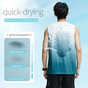 Fitness Clothes Men's Ice Silk Quick-Dry Vest Set T-Shirt