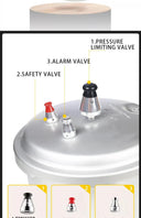 Pressure Cooker Compact Outdoor with Folding Handle 2.2L