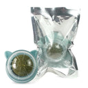 Catnip Rotatable Wall Ball Toy for Healthy Teeth Cleaning