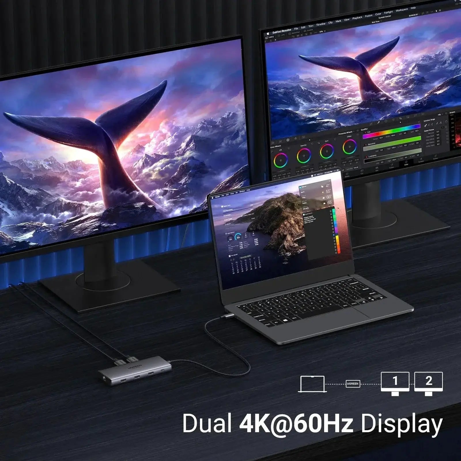 UGREEN 8K HDMI Adapter Dock For Ultimate Connectivity