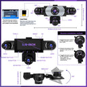 BCUOZ Dashcam with Super Night Vision - Front Rear