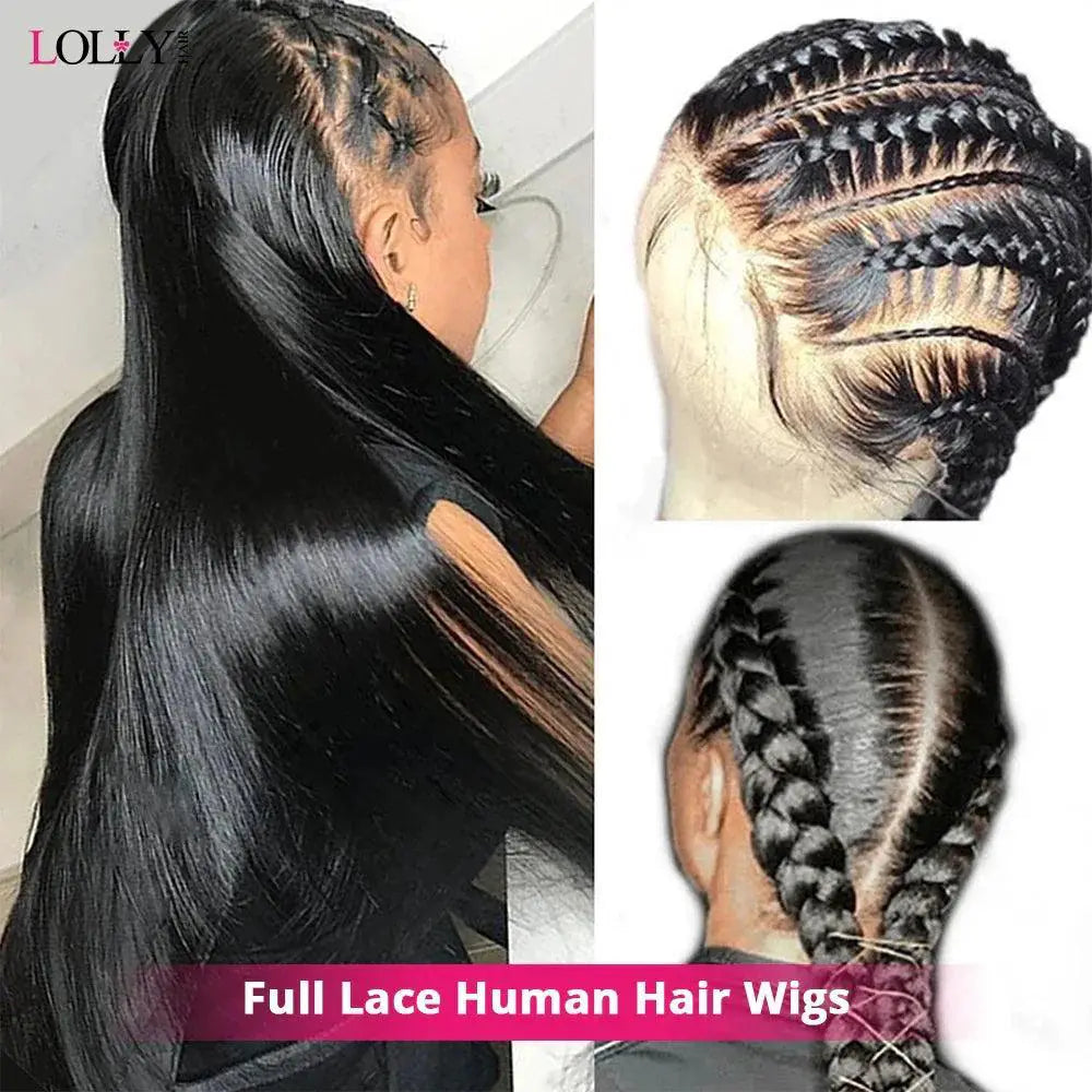30-32 Inch Glueless Full Lace HD Lace Human Hair Wig