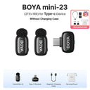 BOYA Compact Wireless Lavalier Microphone IPhone 15 16 And USB C Video Recording