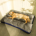 Pet Mat: Corduroy Cotton Winter Dog Bed for Large Dogs