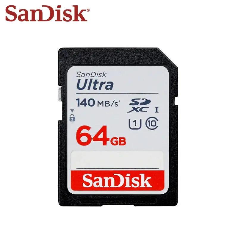 Original SanDisk Ultra SD Card C10 Max 120MB/s Flash Card 32GB 64G SDXC 128GB SDHC Class 10 Memory Card 256GB SD Card For Camera