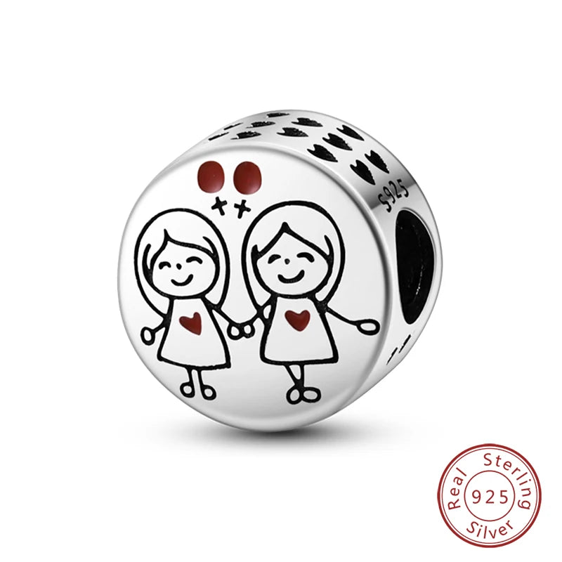 Sterling Silver Sisters Friends